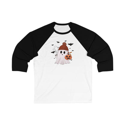 Cozy Ghost 3\4 Sleeve Baseball Tee