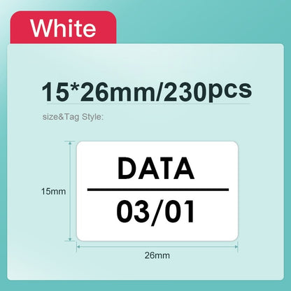 White Labels for D110 D11 D101
