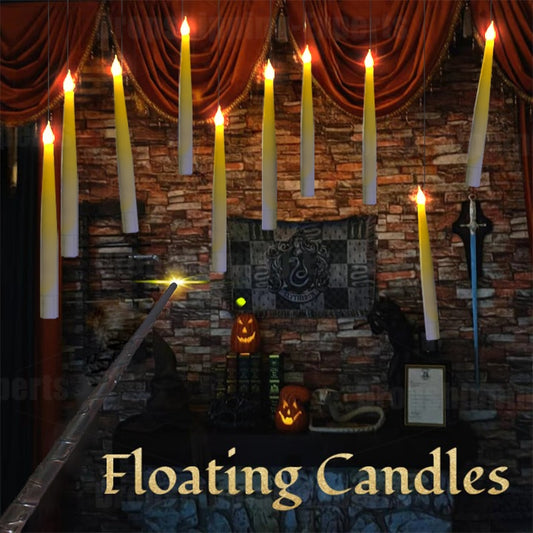 WitcheryWisp Lights 12PC Magic Wand Floating Flameless Candles