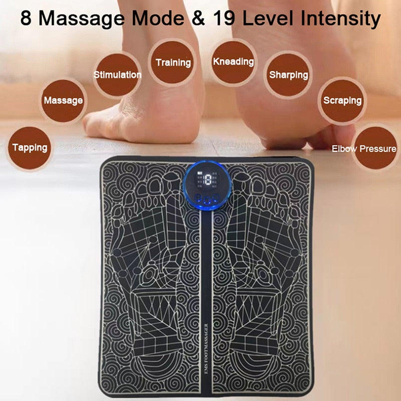 SoleBliss™ EMS Foot Massager Mat
