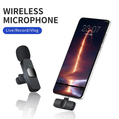 Wireless Lavalier Microphone for all devices