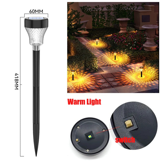 LuminGlow Solar Path Lights