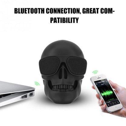 Mini Skull Speaker Wireless Bluetooth-compatible
