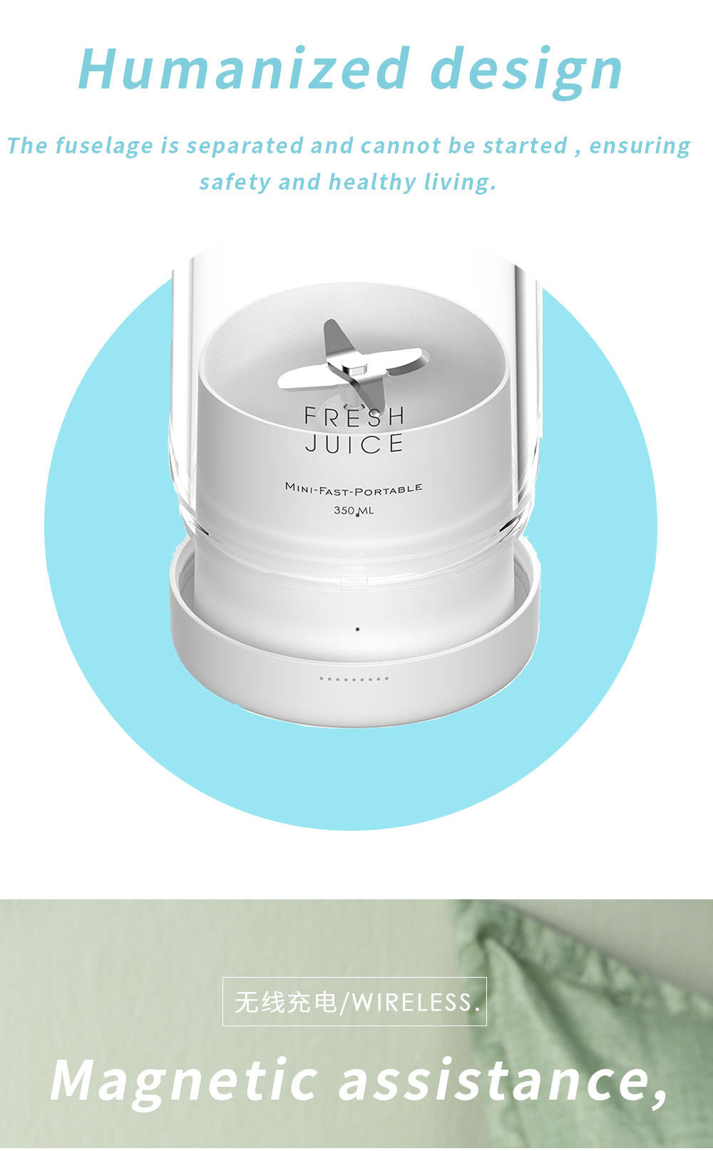 Fresh Juice Fusion: Your Portable Power Blender