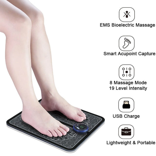 SoleBliss™ EMS Foot Massager Mat