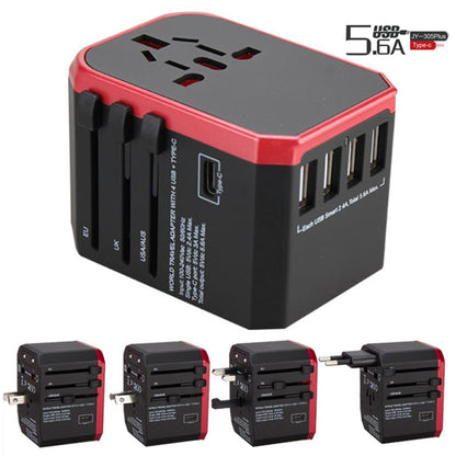 Universal Travel Adapter Wall USB Type C Charger AC Power for USA EU UK AU US