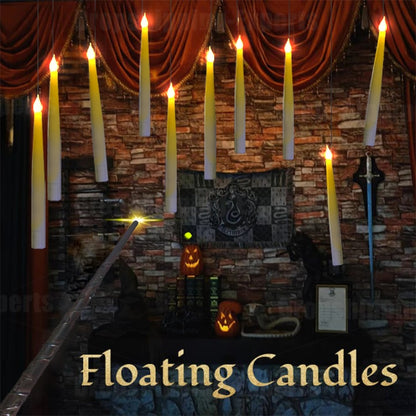 WhimsiWicks 12PC Magic Wand Floating Flameless Candles